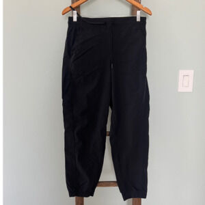 Jockey Joggers Lightweight Athletic Training Pants Drawstring Black Size M